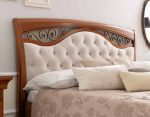 Кровать ковка-ткань без изножья (сп место 160х200) спальня Palazzo