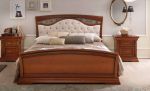 Кровать ковка-ткань с изножьем(сп.место 160х200) спальня Palazzo Ducale 