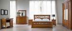 Кровать с резным изголовьем с высоким резным изножьем (сп.место 180х200) BOHEMIA Dall'Agnese